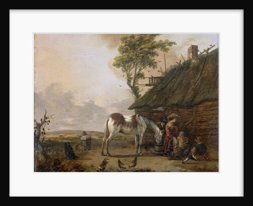A Piebald Horse by Jan Wouwerman