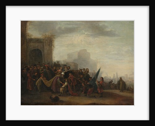 Saul Welcoming David after his Victory over Goliath by Gerrit de Wet