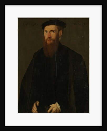 Portrait of Willem van Lokhorst by Jan van Scorel