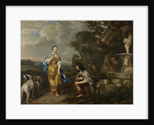Double portrait of a young couple as Granida and Daiphilo by Jan Mijtens