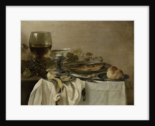 Still Life with a Fish by Pieter Claesz.