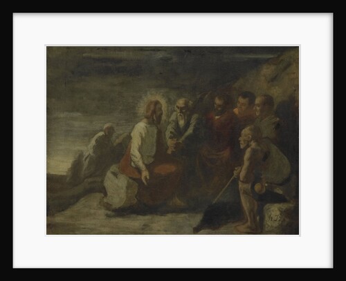 Christ and his disciples by Honoré Daumier