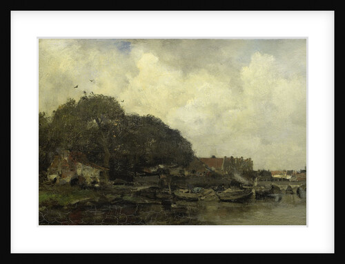 Harbour view by Jacob Maris