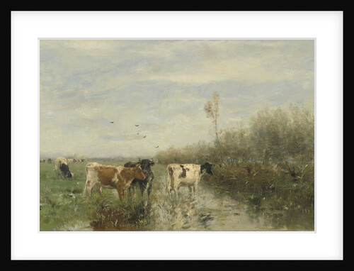 Cows in a Soggy Meadow by Willem Maris