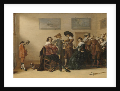 Merry company in a room by Anthonie Palamedesz.