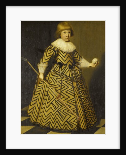 Portrait of a Boy with a Kolf Stick by Wybrand de Geest