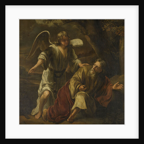 Biblical Scene, perhaps the Prophet Elijah Visited by an Angel by Ferdinand Bol