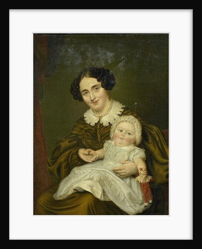 Mrs. Carp and her young Son by Louis Moritz