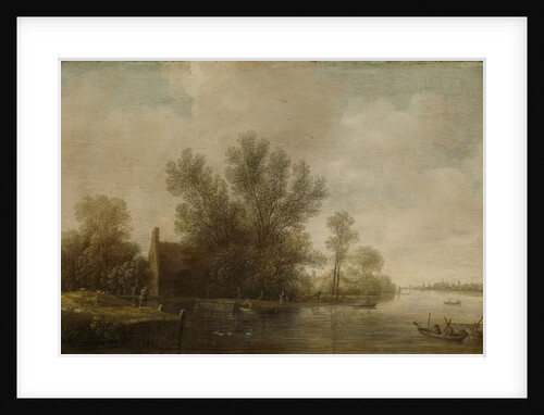 River Landscape by Pieter Jansz. van Asch