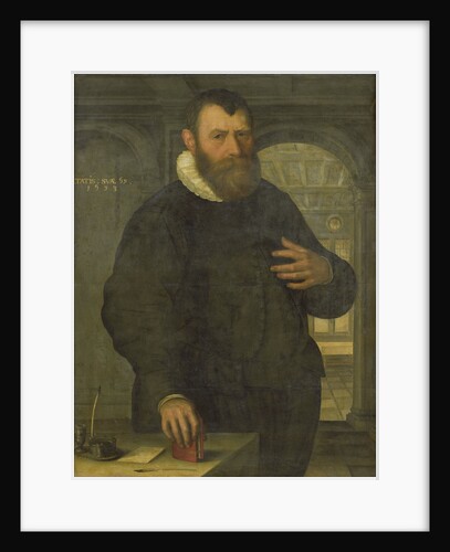 Portrait of Bartholomeus van der Wiere, Town Clerk of Amsterdam in 1578 by Jan Claesz.