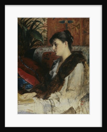 The sister in law of the painter by Marie Constantine Bashkirtseff