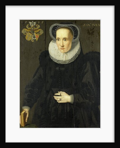 Portrait of Cunera van Martena, Wife of Rudolph van Buynou by Adriaen van Cronenburg
