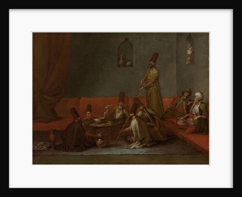 Dervishes Sharing a Meal by Jean Baptiste Vanmour