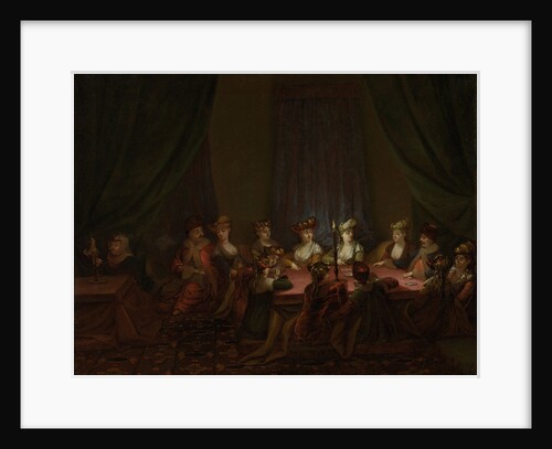 Party of Armenians Playing Cards by Jean Baptiste Vanmour