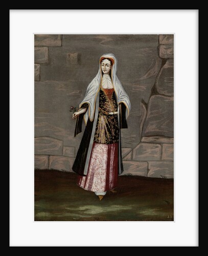 Woman from the Island of Mykonos Greece by Workshop of Jean Baptiste Vanmour