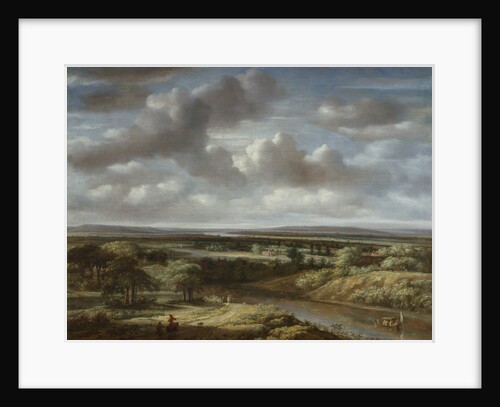 River Landscape by Philips Koninck
