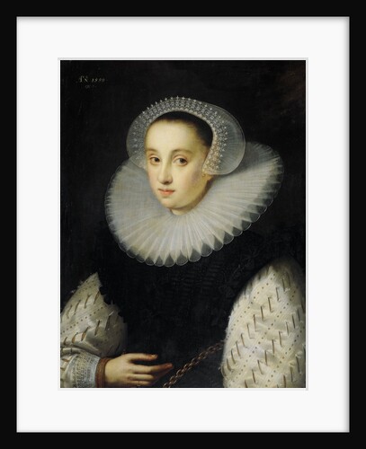 Portrait of Hortensia del Prado (died 1627) by Gortzius Geldorp