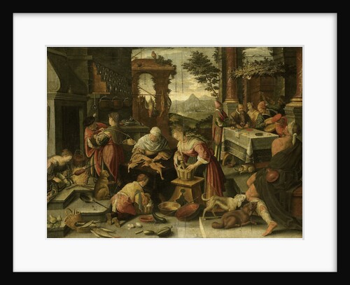 The Rich Man and Poor Lazarus by Jacopo Bassano