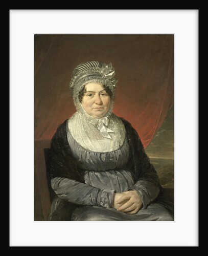 Portrait of Mrs. Brak-Haskenhoff by Cornelis Kruseman