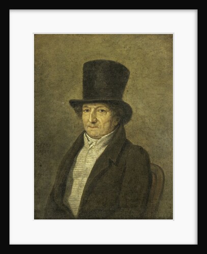 Portrait of Jean Bernard, Art Collector and Painter in Amsterdam by Gerrit Jan Michaëlis