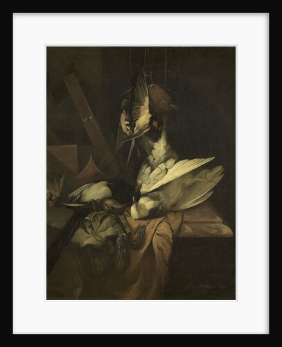 Still Life with Birds and Hunting Tackle by William Gowe Ferguson