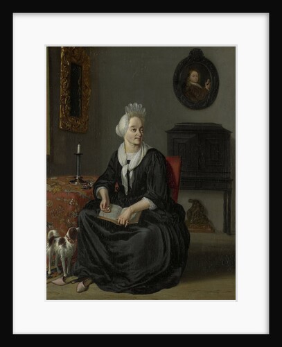 Portrait of Anna de Hooghe, the Artist's fourth Wife by Ludolf Bakhuysen