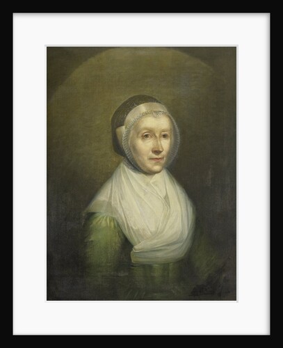 Portrait of Christina Sebilla Charlotte Bakhuizen, Wife of Joannes van den Brink, Commission Agent by Benjamin Wolff