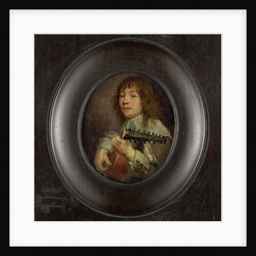Portrait of a lute player by Anonymous