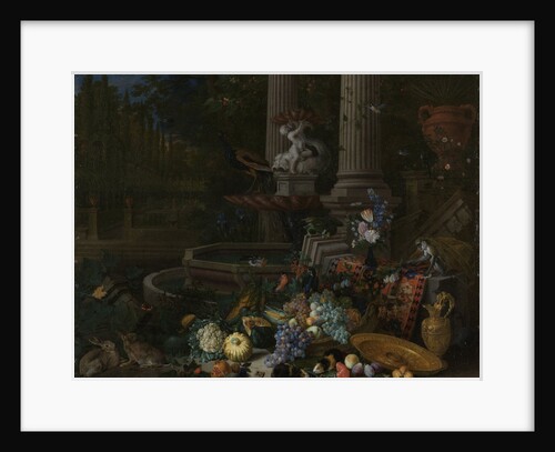 Still Life at a Fountain by Pieter Gijsels