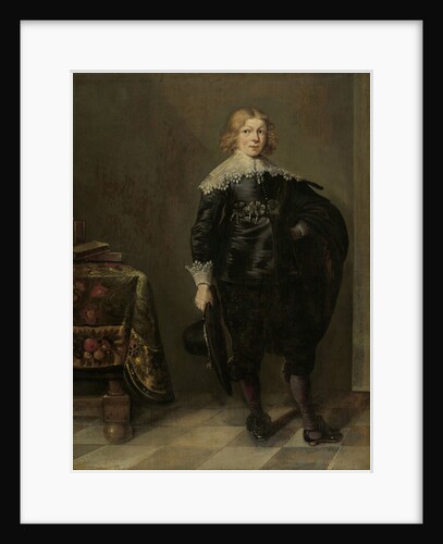Portrait of a young Man by Harmen Willems Wieringa