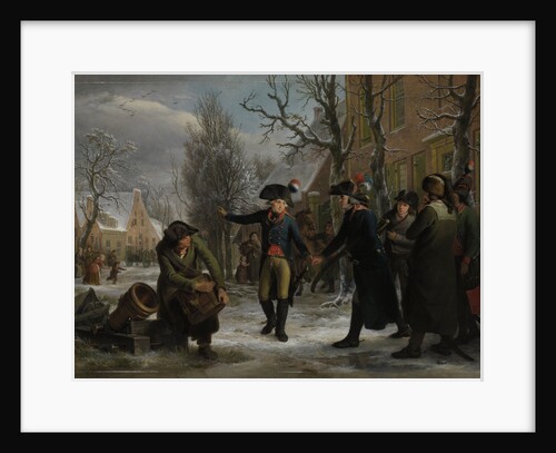 General Daendels Taking Leave of Lieutenant-Colonel Krayenhoff, Adriaan de Lelie by Egbert van Drielst