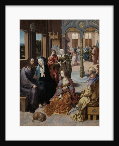 Christ’s Second Visit to the House of Mary and Martha by Cornelis Engebrechtsz