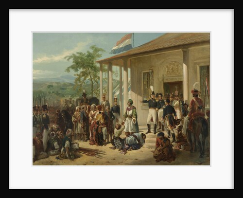 The Arrest of Diepo Negoro by Lieutenant-General Baron De Kock by Nicolaas Pieneman