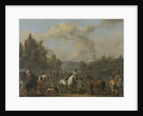 Riding School by Johannes Lingelbach