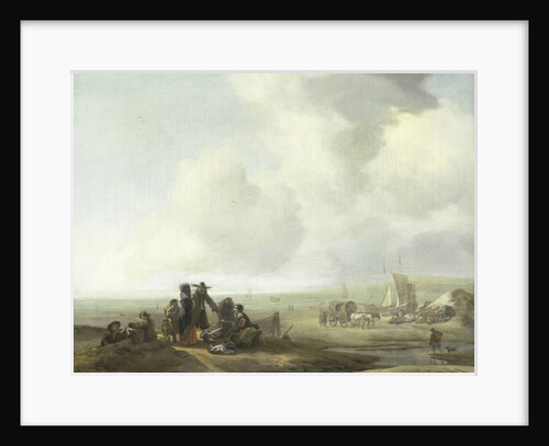 View of a Beach by Jacob Esselens