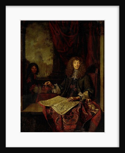 Portrait of Carel Quina, Knight of the Holy Sepulchre and Amsterdam-born explorer of Asia by Jacob Toorenvliet