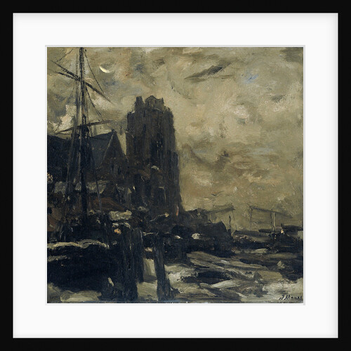 Dordrecht at night, The Netherlands by Jacob Maris