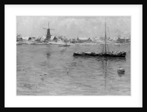 View of Dordrecht in winter, The Netherlands by Siebe Johannes ten Cate