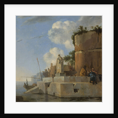 A Coastal Ruin in Italy by Jan Asselijn