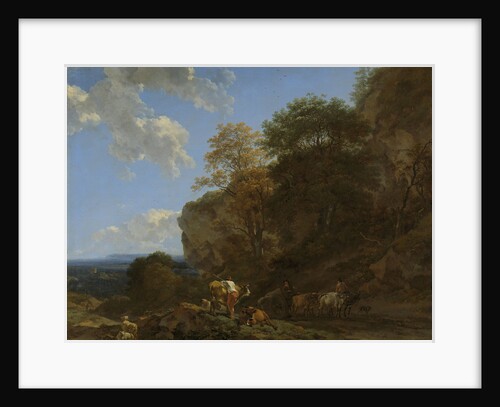 Italian Landscape by Nicolaes Pietersz. Berchem
