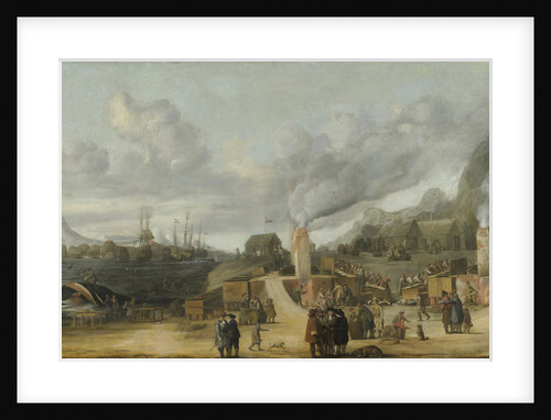The Whale-oil Refinery near the Village of Smerenburg by Cornelis de Man