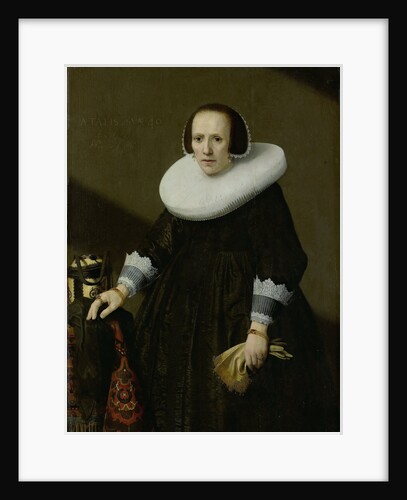 Portrait of Geertruyd Reael, Wife of Philips Denijs by Huygh Pietersz Voskuyl