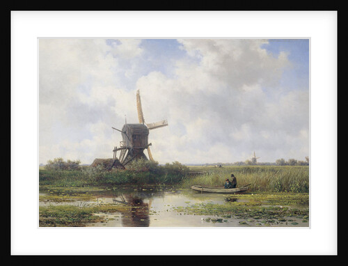 The Gein River, near Abcoude, The Netherlands by Willem Roelofs I