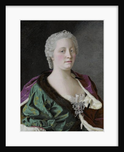 Maria Theresia van Oostenrijk, Archduchess of Austria, Queen of Hungary and Bohemia, and Roman - German Empress by Jean-Etienne Liotard