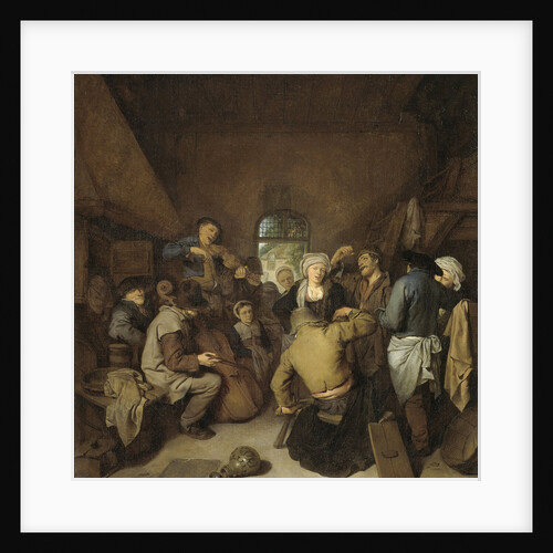 Music-making and Dancing Peasants (A Musical Entertainment) by Cornelis Pietersz. Bega