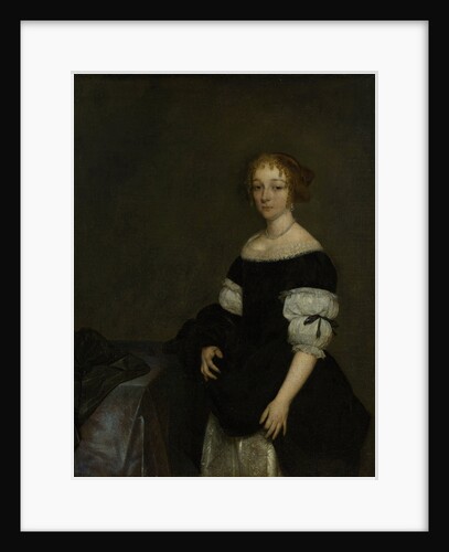 Portrait of Aletta Pancras, Wife of François de Vicq by Gerard ter Borch II