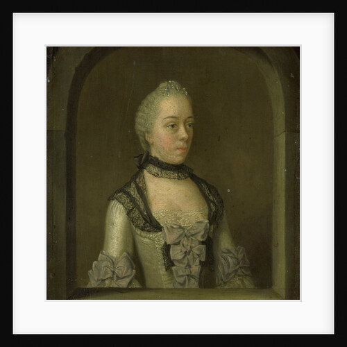 Portrait of Wilhelmina Hillegonda Schuyt, Wife of Joachim Rendorp by Tibout Regters