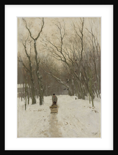 Winter in the Scheveningse bosjes, The Netherlands by Anton Mauve