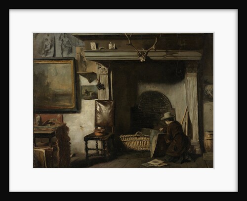 The Studio of the Haarlem Painter Pieter Frederik van Os, The Netherlands by Anton Mauve