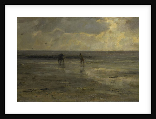 Beach at night by Jacob Maris